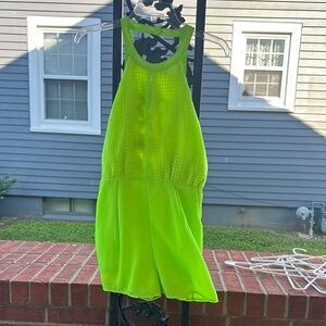 Neon Green Kids One Piece
